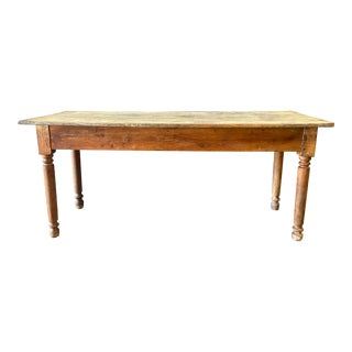 Late 19th Century Farm Dining Table For Sale