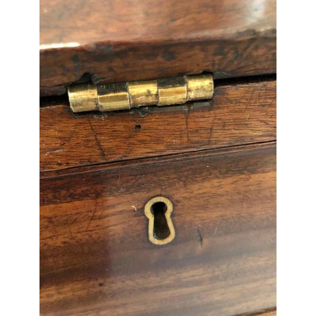 Antique George III Mahogany Bureau For Sale - Image 12 of 15