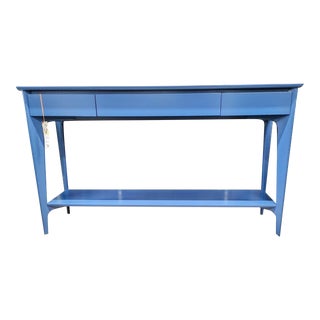 Theodore Alexander Ta Studio No. 4 Cobalt Blue Console Table For Sale