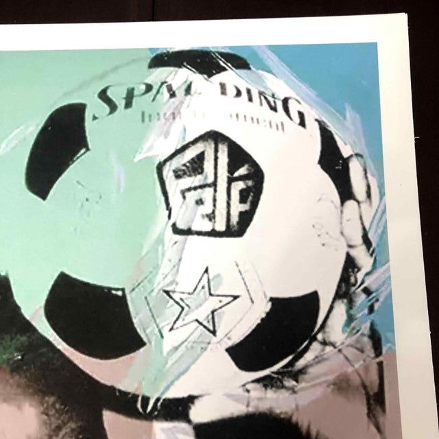 1990s After Andy Warhol "Pele" Lithograph For Sale - Image 9 of 11