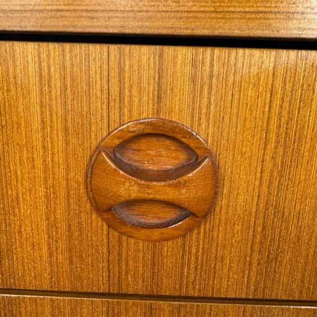1970s Danish Chest of Drawers with Teak Veneer, 1970s For Sale - Image 5 of 15