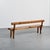Brown Bench attributed to Christian Durupt for La Plagne, 1960s For Sale - Image 8 of 12