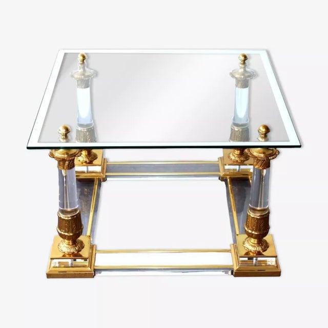 Hollywood Regency Coffee Table from Maison Charles, Style For Sale - Image 9 of 9