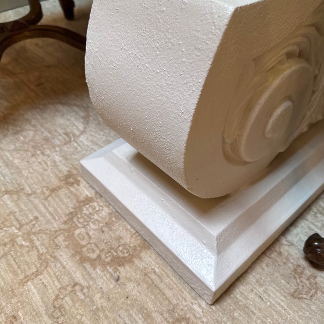 Kreiss Double Pedestal + Beveled Glass Top Dining Table For Sale - Image 11 of 11