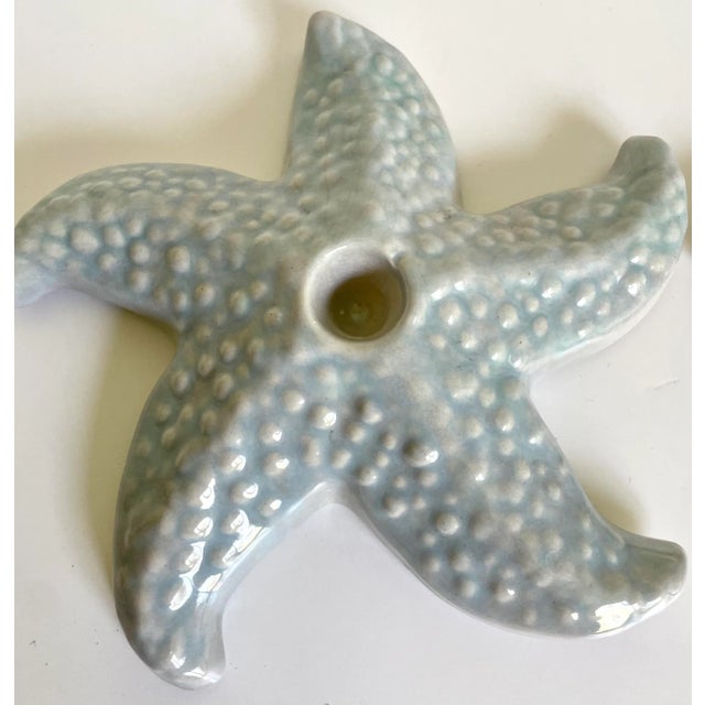 Here is a lovely pair of hand-made glazed pottery starfish candle holders. They have such a fun whimsy to them! I love the...