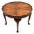 Figured Walnut Pie Crust Coffee Table, 1920s For Sale