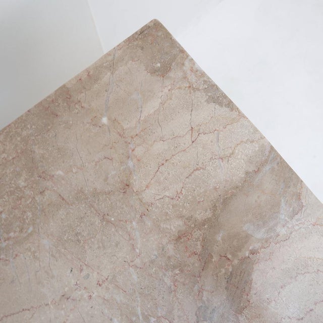 Pedestal Table in Wood and Marble For Sale - Image 6 of 16