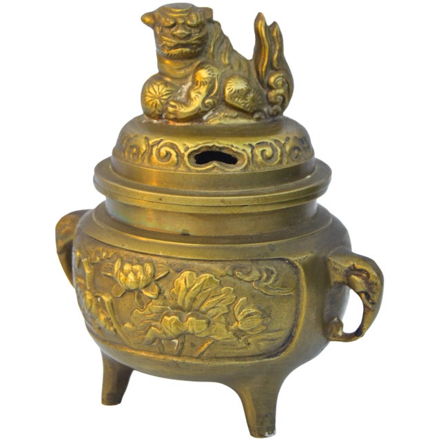 Vintage Brass Incense Burner Chairish