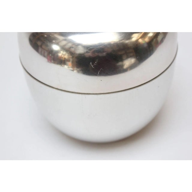 Mid-Century Italian Aluminum "Mela" Ice Bucket by Ettore Sottsass for Rinnovel For Sale In New York - Image 6 of 13