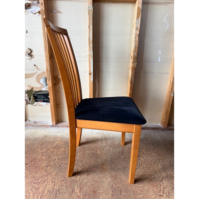 Skovby Furniture Set of 8 Mid Century Style Modern High Back Teak Dining Chairs For Sale - Image 15 of 17