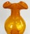 1960s Bischoff Glass 1960s Hand-Blown Orange Tall "Bubble" Vase For Sale - Image 5 of 6