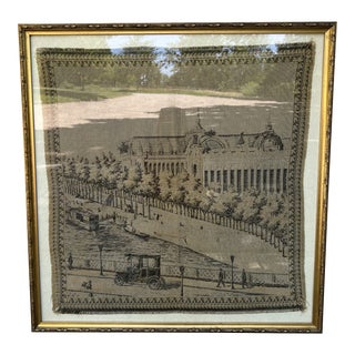 Early 20th Century Professionally Framed Belgian Tapestry For Sale