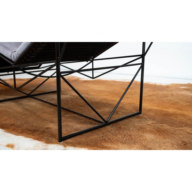 1980s Attributed to Paolo Passerini Chaise Lounge for Uvet Dimensione For Sale - Image 16 of 18