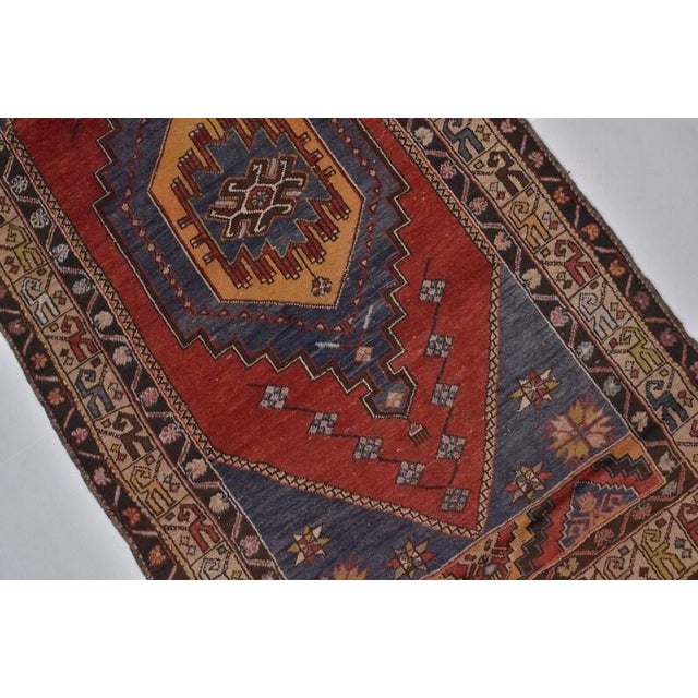 Handknotted Tribal Wool Rug For Sale In Phoenix - Image 6 of 10