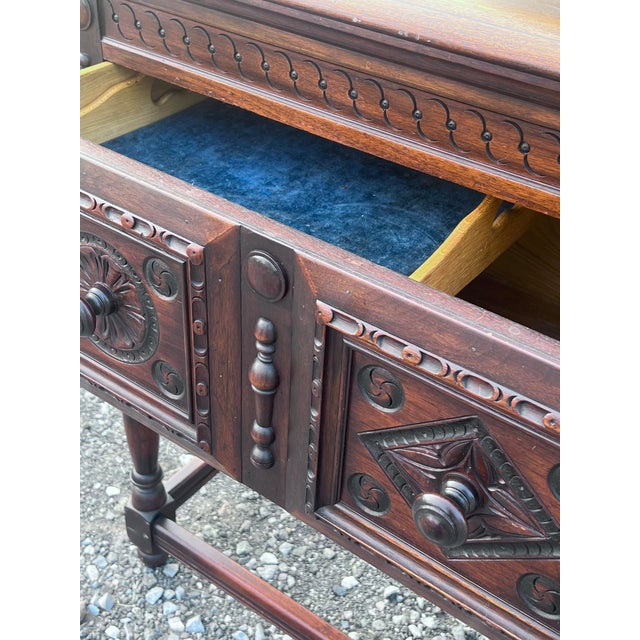 Kittinger Furniture Hand Carved Jacobean Style Sideboard Chairish