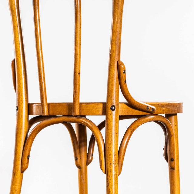 Vintage Hoop Back Bentwood Dining Chairs, 1950s, Set of 2 For Sale - Image 3 of 12