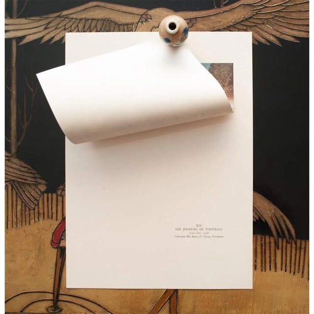 1950s 1951 After Henri Rousseau "The Football Players", First Edition Full-Color Parisian Print For Sale - Image 5 of 8