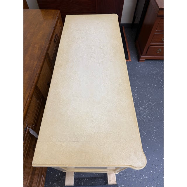 Early 20th Century Early 20th Century French Louis XVI Creme Peinte Commode For Sale - Image 5 of 12