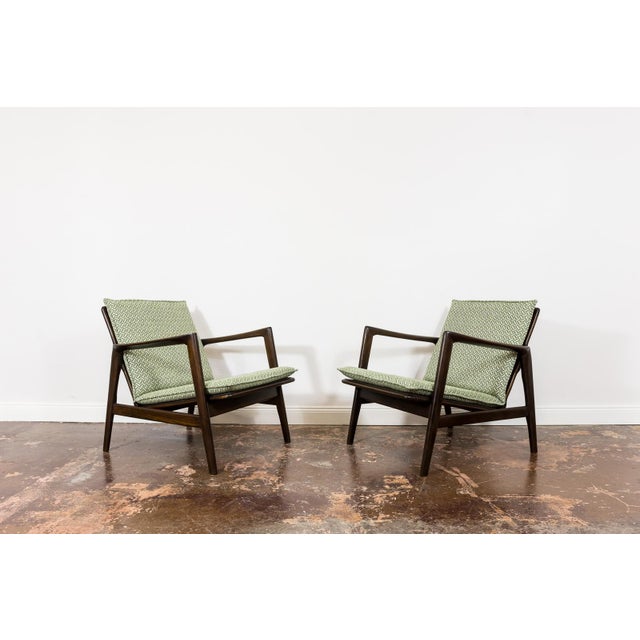 Wood Vintage Armchairs from Swarzędzkie Fabryki Mebli, 1960s, Set of 2 For Sale - Image 7 of 14