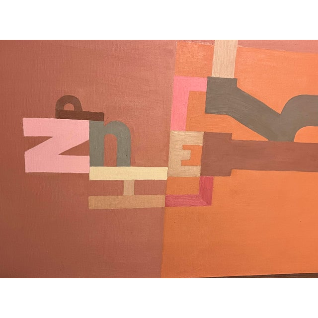 1979 quite a year of change. This abstract painting is an eye on graphic and letters in a period of subtle change. The...
