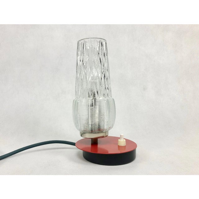 Mid-Century German Bedside Lamp, 1960s, in Restored conditions. Designed 1960 to 1969 European Plug (up to 250V).The...