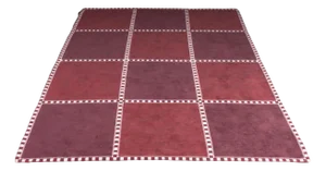 Rectangular Mat in Cotton, 1990s