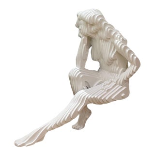 Late 20th Century Edit Laminated Plywood Figural Sculpture For Sale
