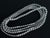 18k Gold Natural Diamond Tennis Necklace 41 Inch Rope Long White Opera Length For Sale - Image 18 of 18