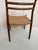 Niels Otto Møller Mid 20th Century Jl Møller Model 78 Teak Dining Side Chair With Danish Paper Cord Seat, Set of Six 6 For Sale - Image 4 of 8