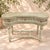 A very pretty dressing table, which can also be used as a console table, made of carved and painted pine, dating from the...