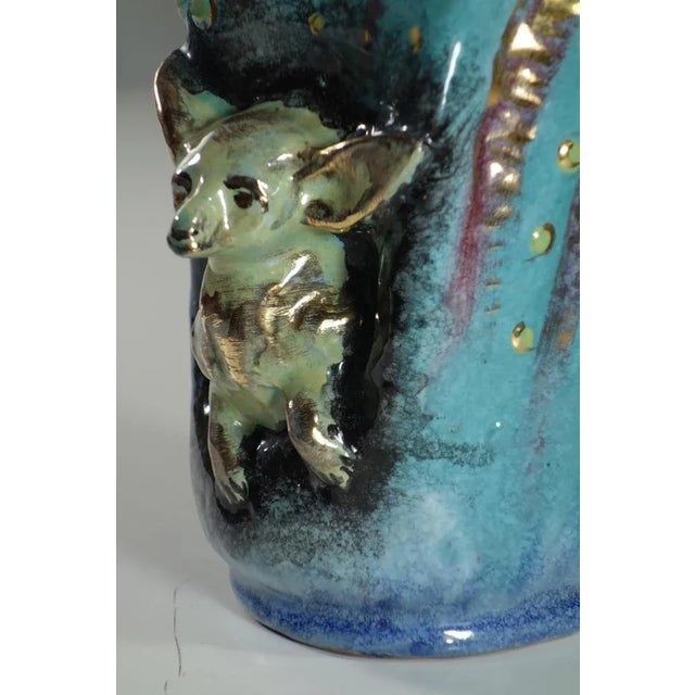 Ceramic Italian Vases from CAA, 1950s, Set of 2 For Sale - Image 7 of 10