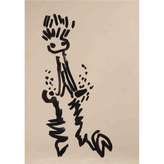 Reynold Arnould 1, Figure, Watercolor Drawing, 1970 For Sale