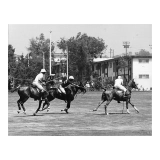 1971 Polo Equestrian Photograph by Don Ware For Sale