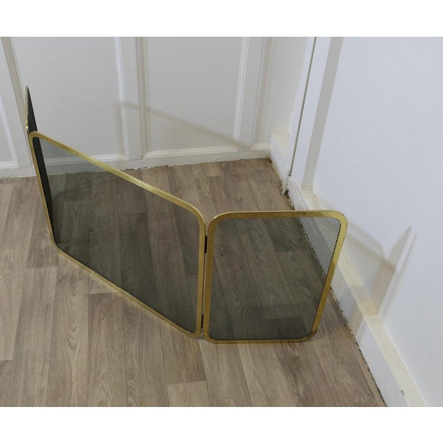 1960s Folding Brass Fire Guard, 1960s For Sale - Image 5 of 7