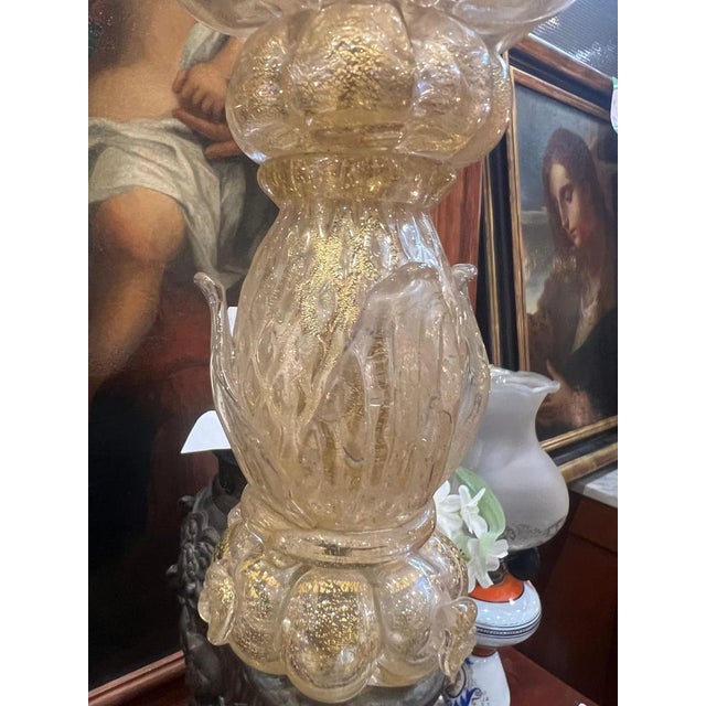 Floor Lamp in Gold and Murano Glass, 1960 For Sale - Image 15 of 16