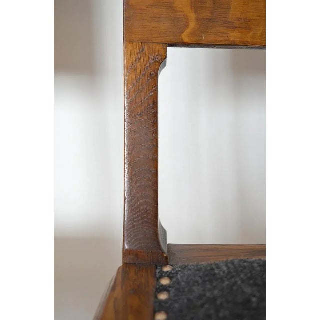Wood Set of Oak Side Chairs by Richard Riemerschmid for Deutsche Werkstätten Hellerau, 1890s For Sale - Image 7 of 11