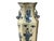 Vintage Rhombus Shape Blue White Eight Immortal Graphic Porcelain Vase For Sale - Image 11 of 18