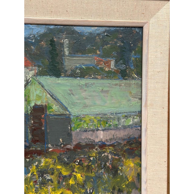 Svän Grandin, Farm, 1960s, Oil on Panel, Framed For Sale - Image 13 of 18