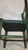 Mid 19th Century Green Painted Child's Ladder Back Chair W/Green Leather Seat Cushion For Sale In Los Angeles - Image 6 of 6