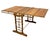 Wood Antique Combination Table Co Folding Convertible Table Bookcase Patented 1893 Victorian Adjustable Shelving Unit. For Sale - Image 7 of 11