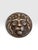 Pair of Vintage Cast Bronze Lion Head Paperweights For Sale - Image 9 of 10