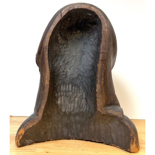 Late 17th–Early 18th Century Italian Carved Walnut Bust of Madonna Addolorata For Sale In West Palm - Image 6 of 18