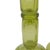 Traditional Vintage Hand-Blown Green Glass Candlestick Holders, Pair, 6.5" For Sale - Image 3 of 5