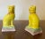 Canary Yellow Antique 19th Century English Staffordshire Canary Yellow Cats - a Pair For Sale - Image 8 of 12