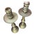 Pair of 31” Mid-Century Asian Brass Altar Candlesticks (1960s, Hong Kong/Vietnam) For Sale