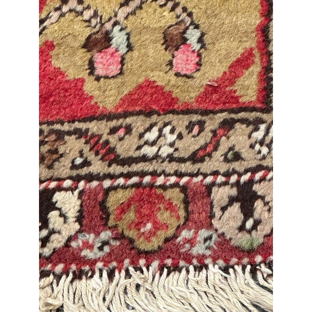 Small Vintage Turkish Bobyrugs Yastik Rug, 1970s For Sale - Image 13 of 16