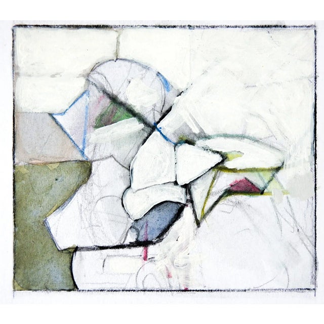 Late 20th Century Late 20th Century Neutral Abstract Studies Painting For Sale - Image 5 of 7