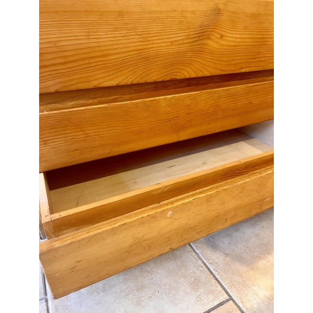 Wood Wood Chest of Drawers from Maison Regain, 1980s For Sale - Image 7 of 8