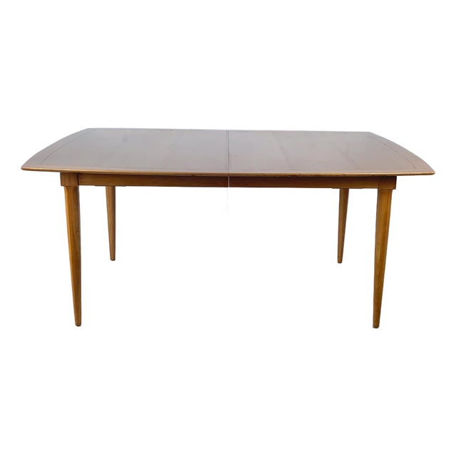 Vintage Tomlinson Mid-Century Extension Dining Table With Two Leaves, Sophisticate Line, 1960s For Sale