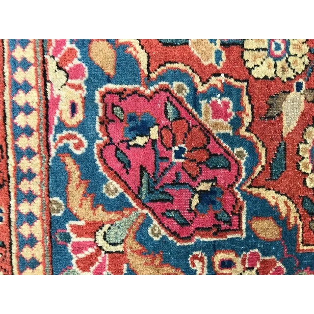 Vintage Wool Kashan Rug, 1920s For Sale - Image 14 of 16